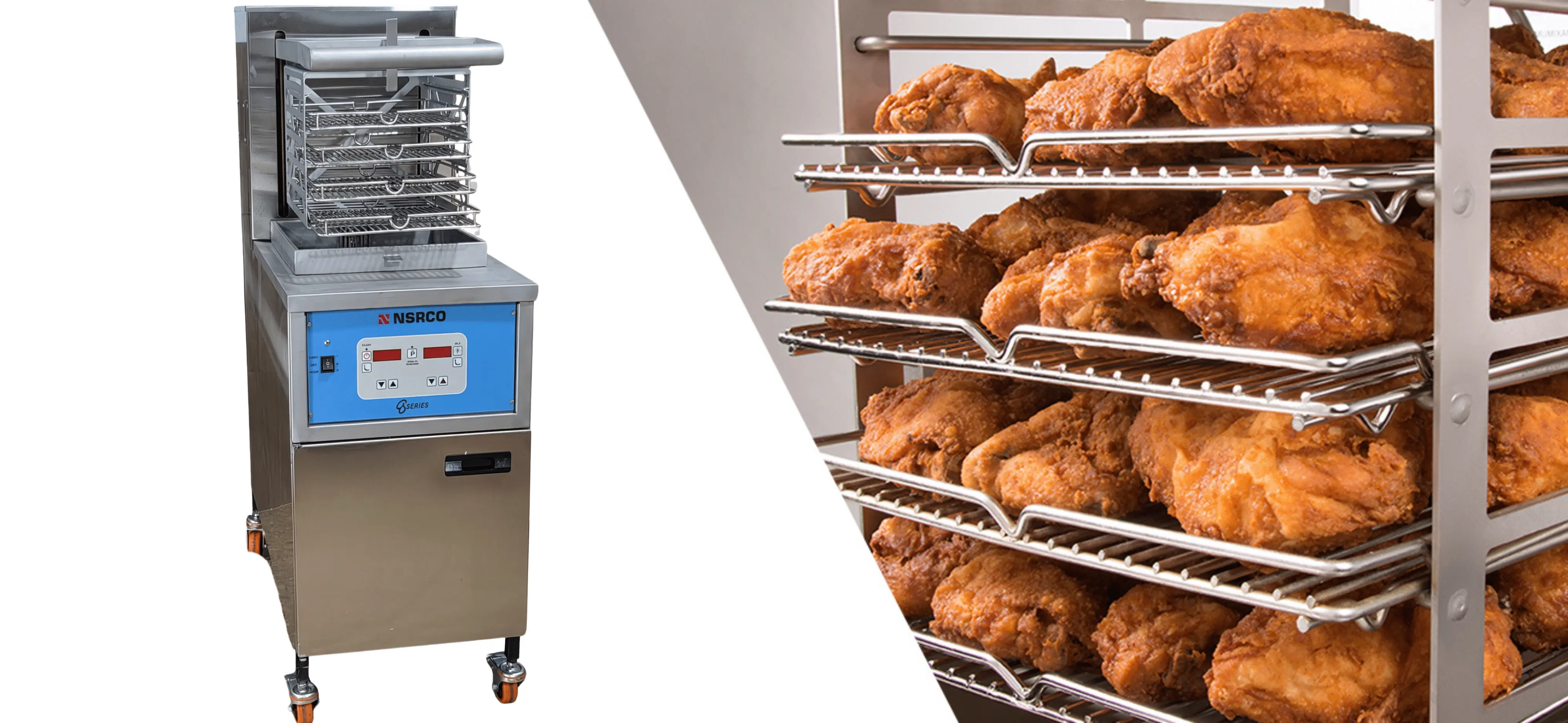 Rack fryer